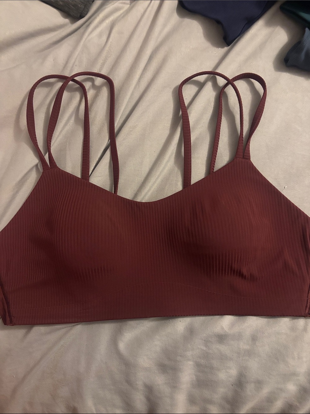 maroon lululemon like a cloud bra size 8 b/c cup